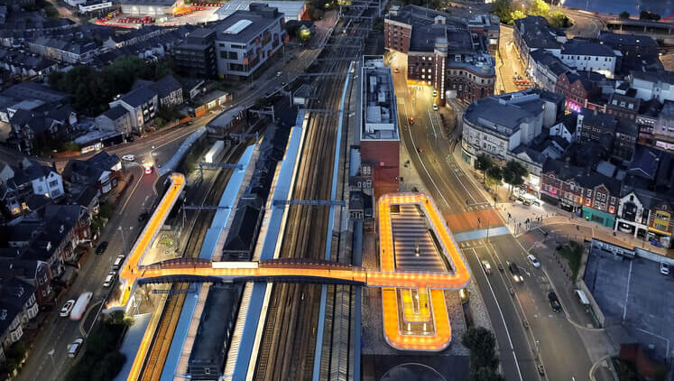Newport Station Bridge / GRIMSHAW