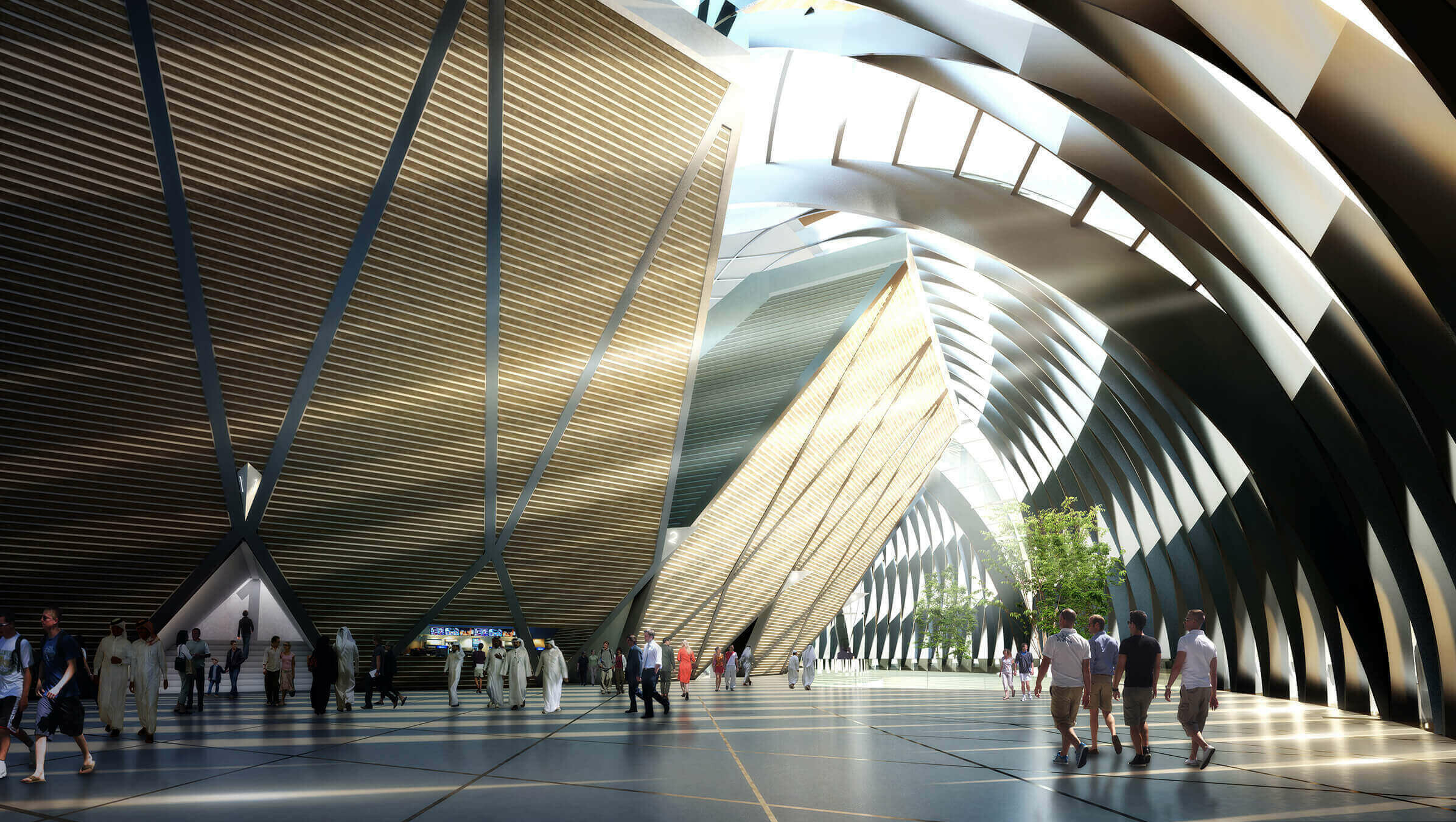 Middle East National Tennis Stadium / GRIMSHAW