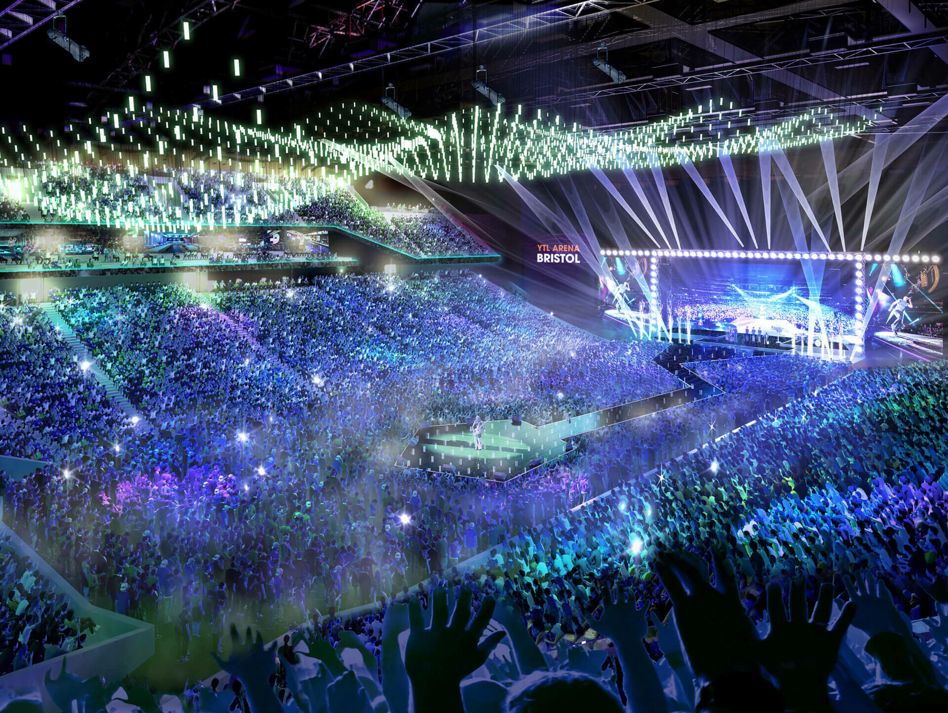 Le complexe YTL Arena / GRIMSHAW