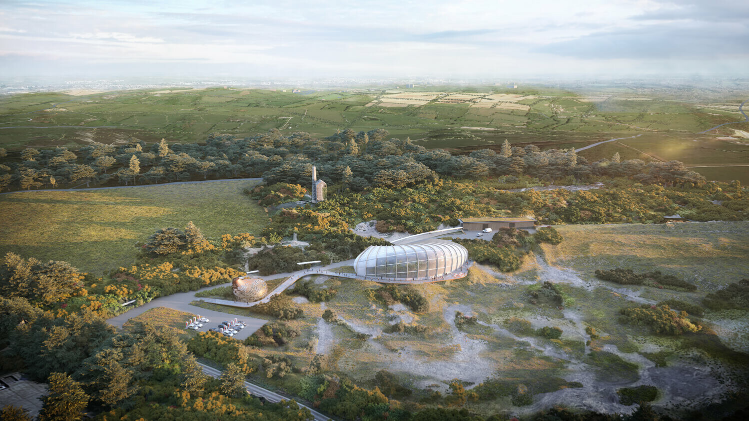 Net Zero Rum Facility Submitted for Planning / GRIMSHAW