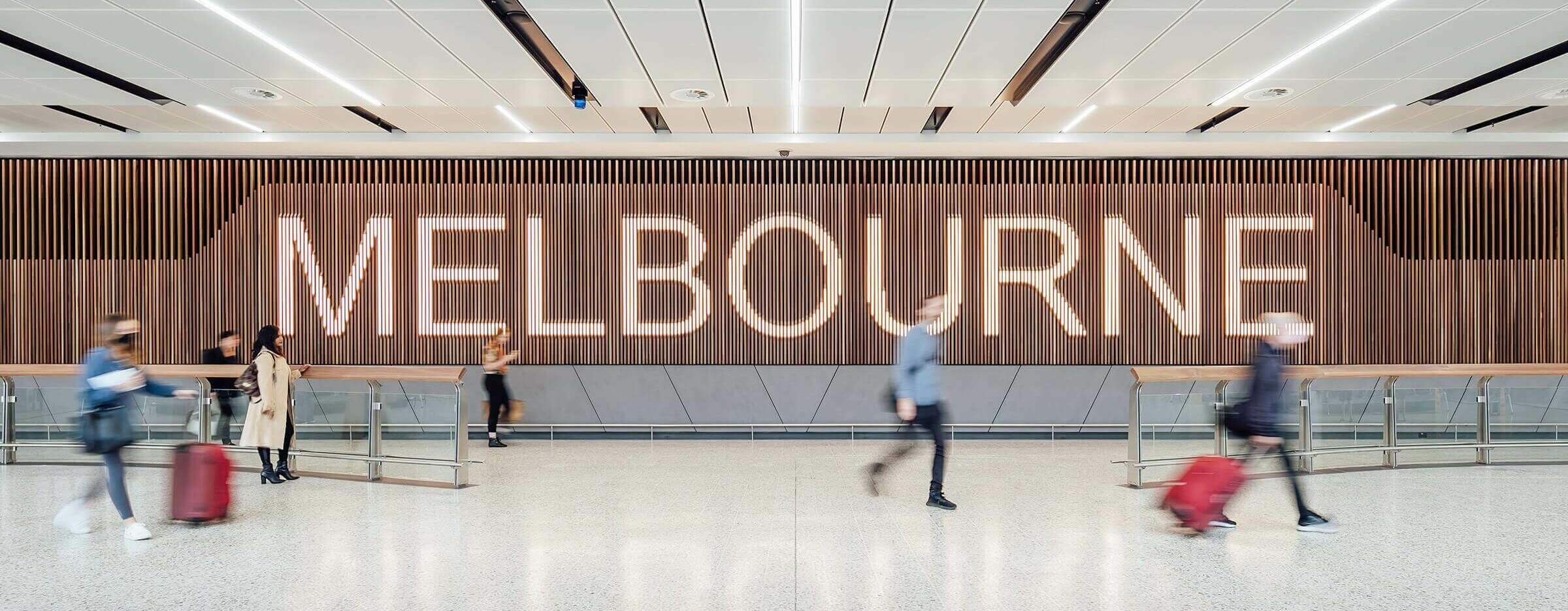 Melbourne Airport T2 Arrivals Hall Redevelopment / GRIMSHAW