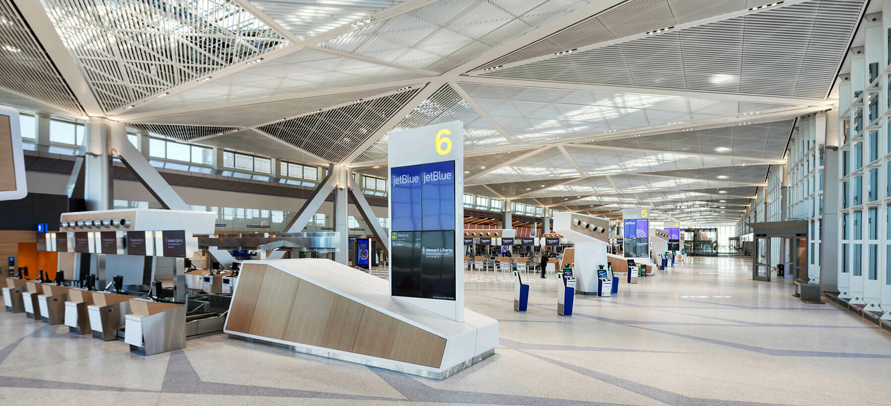 The new Terminal A at Newark Liberty International Airport officially opens / GRIMSHAW