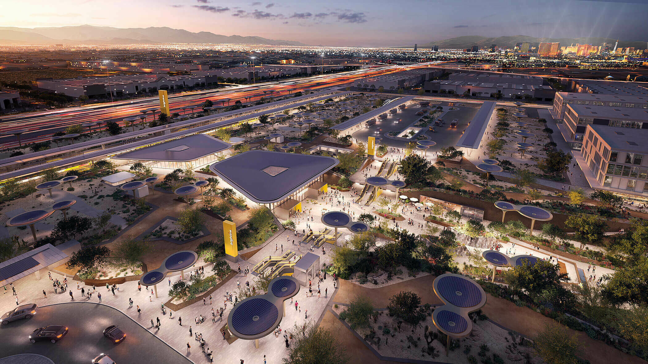Brightline West high-speed railway project receives $3 billion in federal funding / GRIMSHAW