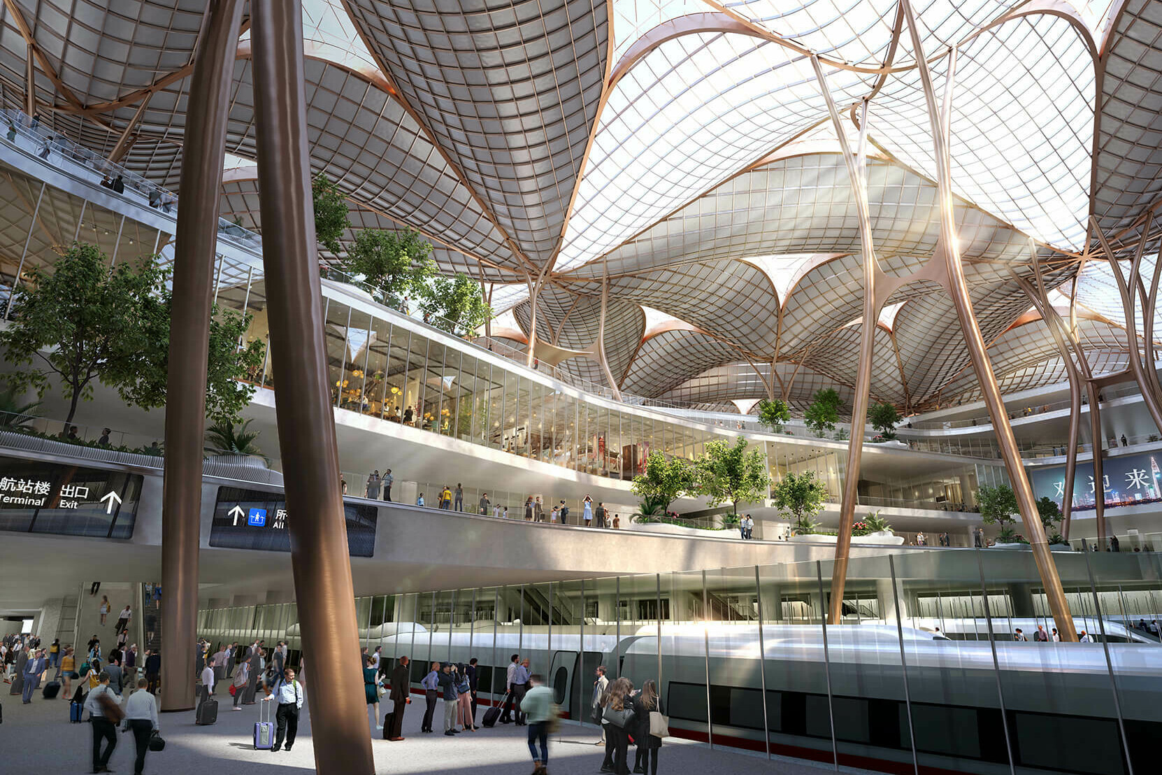 Shenzhen Airport East Integrated Transport Hub / GRIMSHAW