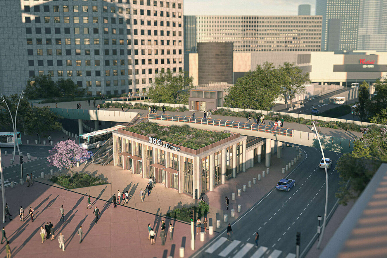 Grimshaw appointed to design La Défense station on the western section of line 15 of the Grand Paris Express network / GRIMSHAW