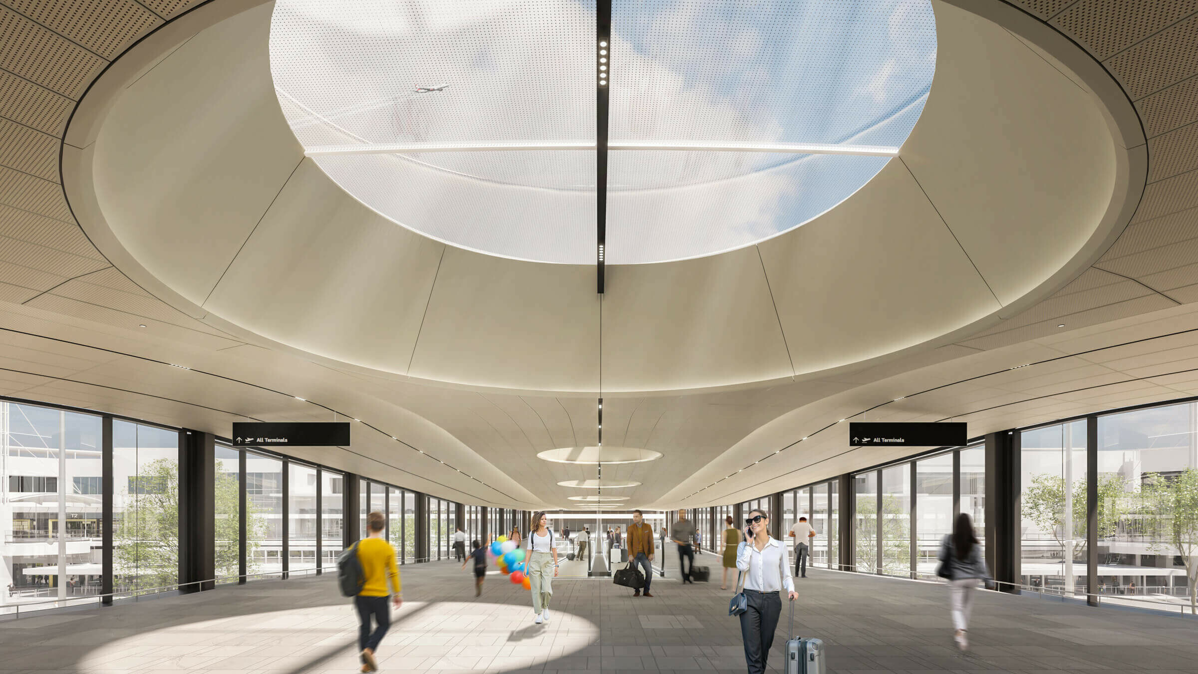 Melbourne Airport Elevated Road and Forecourt / GRIMSHAW