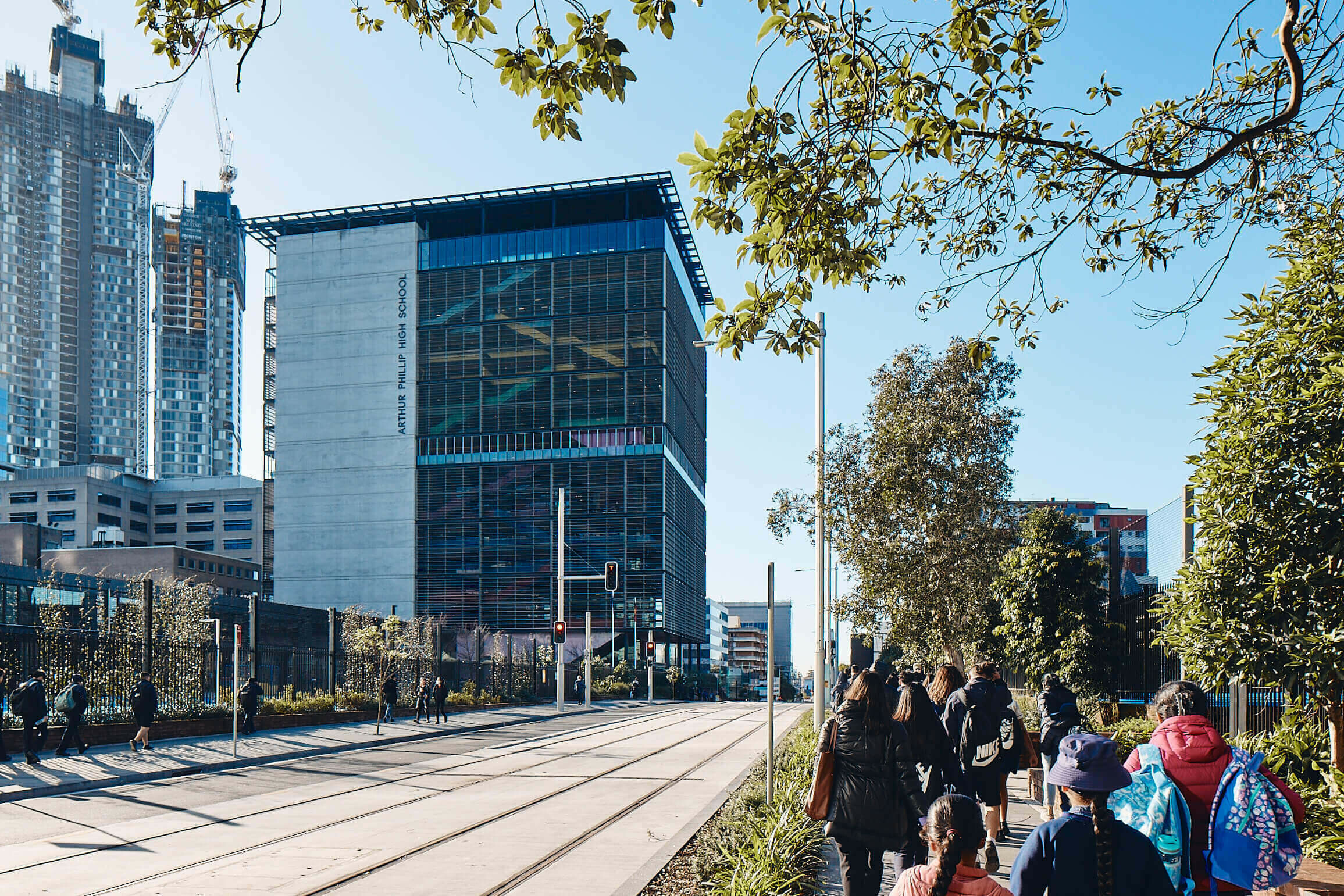 Arthur Phillip High School, Parramatta Public School / GRIMSHAW