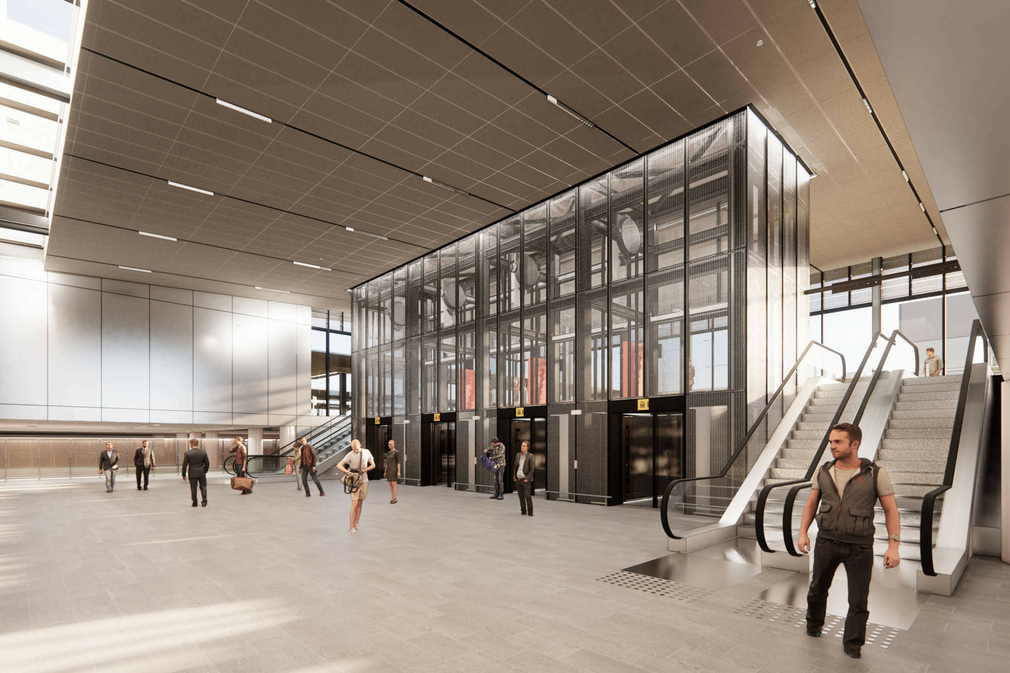 Melbourne Airport Elevated Road and Forecourt / GRIMSHAW