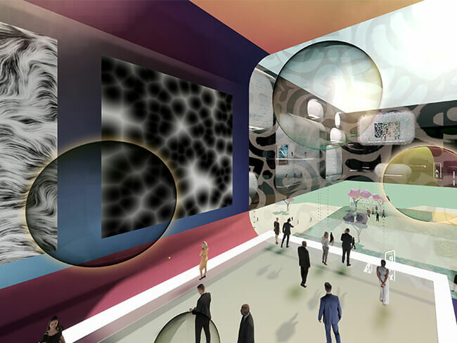 pax.world unites world-leading architects Grimshaw, HWKN, Farshid Moussavi & WHY in the metaverse to create virtual culture & commerce hubs inspired by the ancient Silk Road / GRIMSHAW