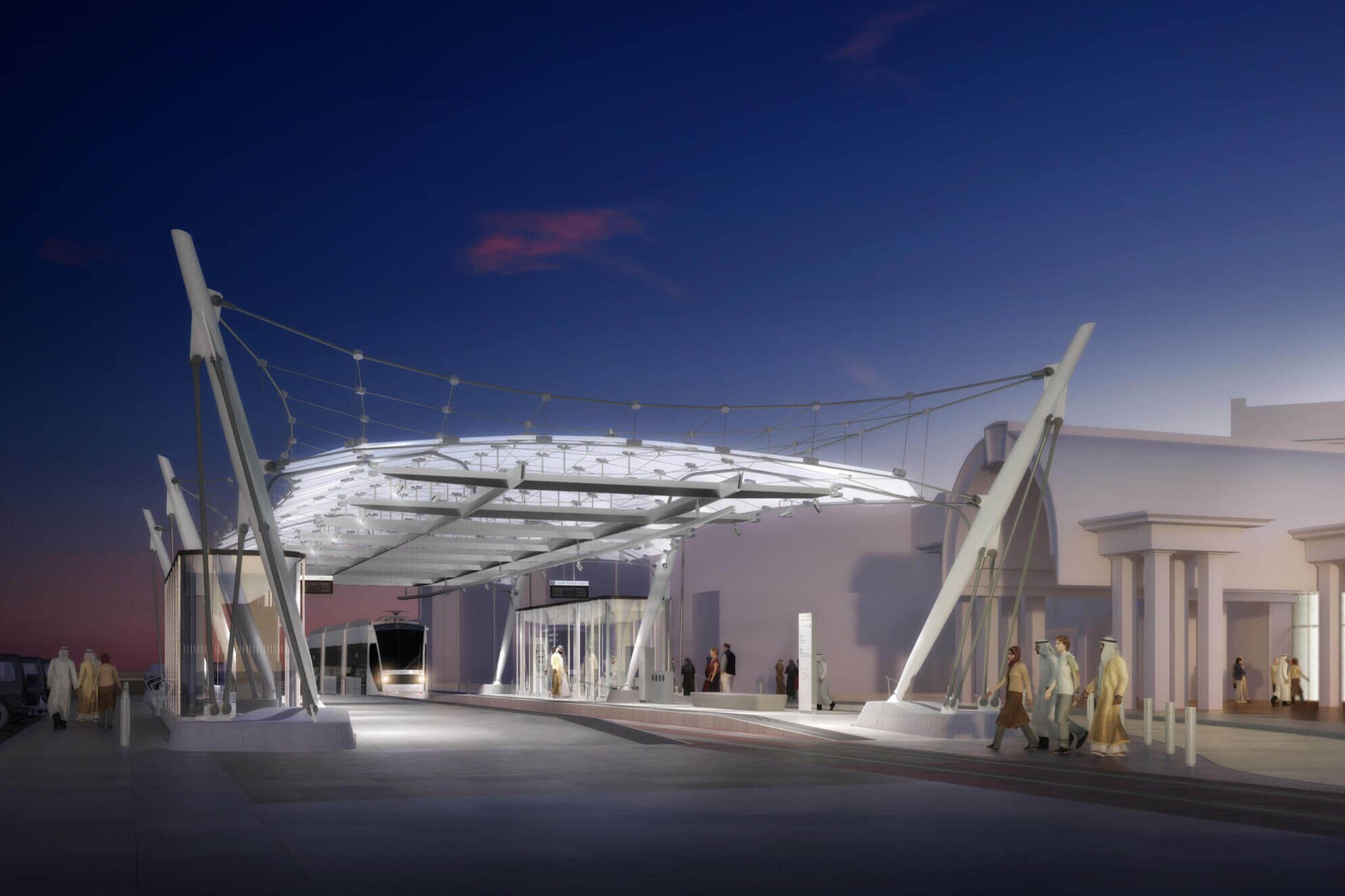 Education City Tram Stops / GRIMSHAW