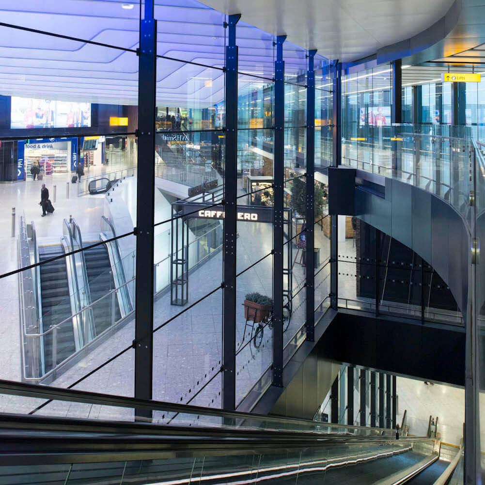 London Heathrow Airport, Terminal Two Concourse B / GRIMSHAW