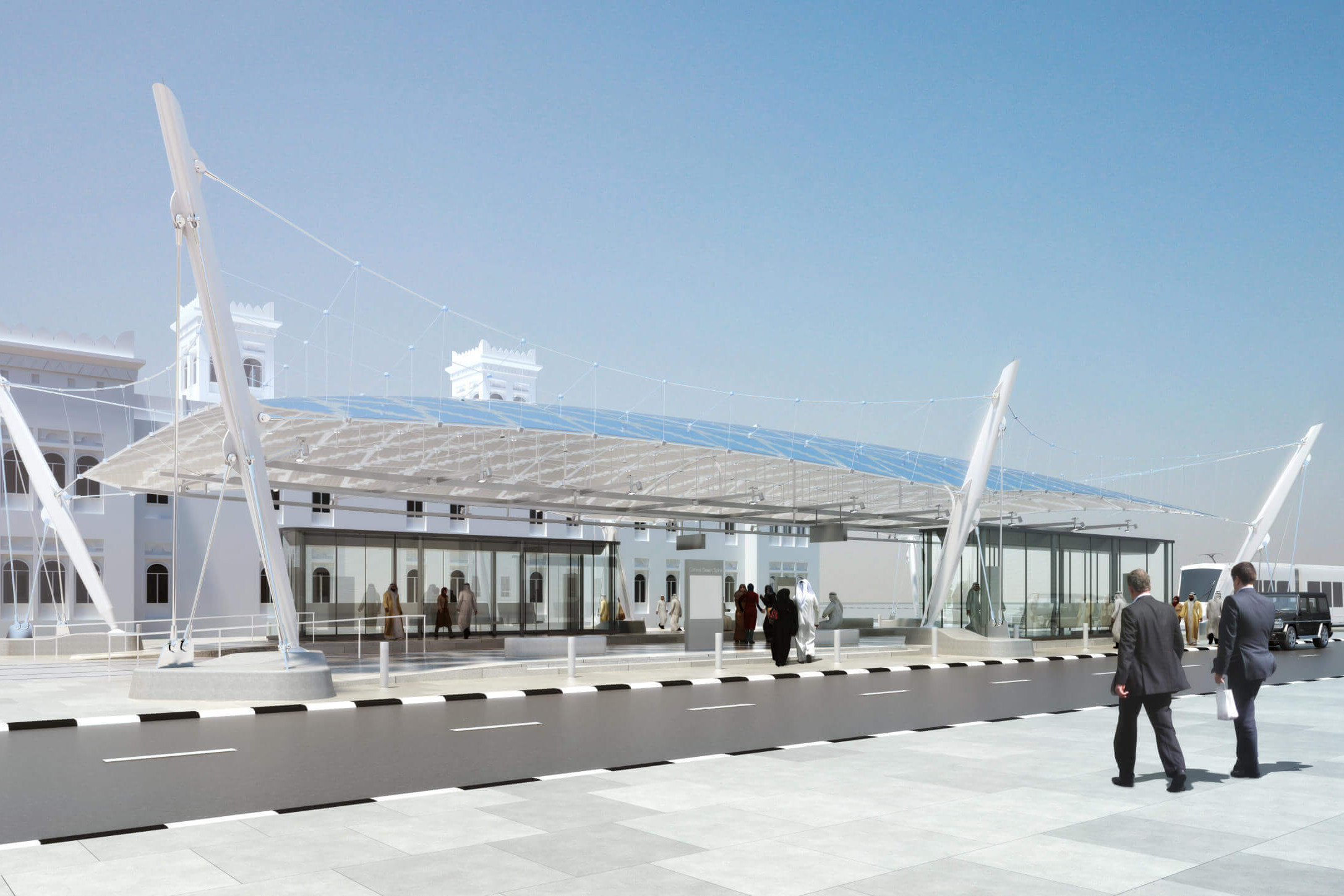 Education City Tram Stops / GRIMSHAW