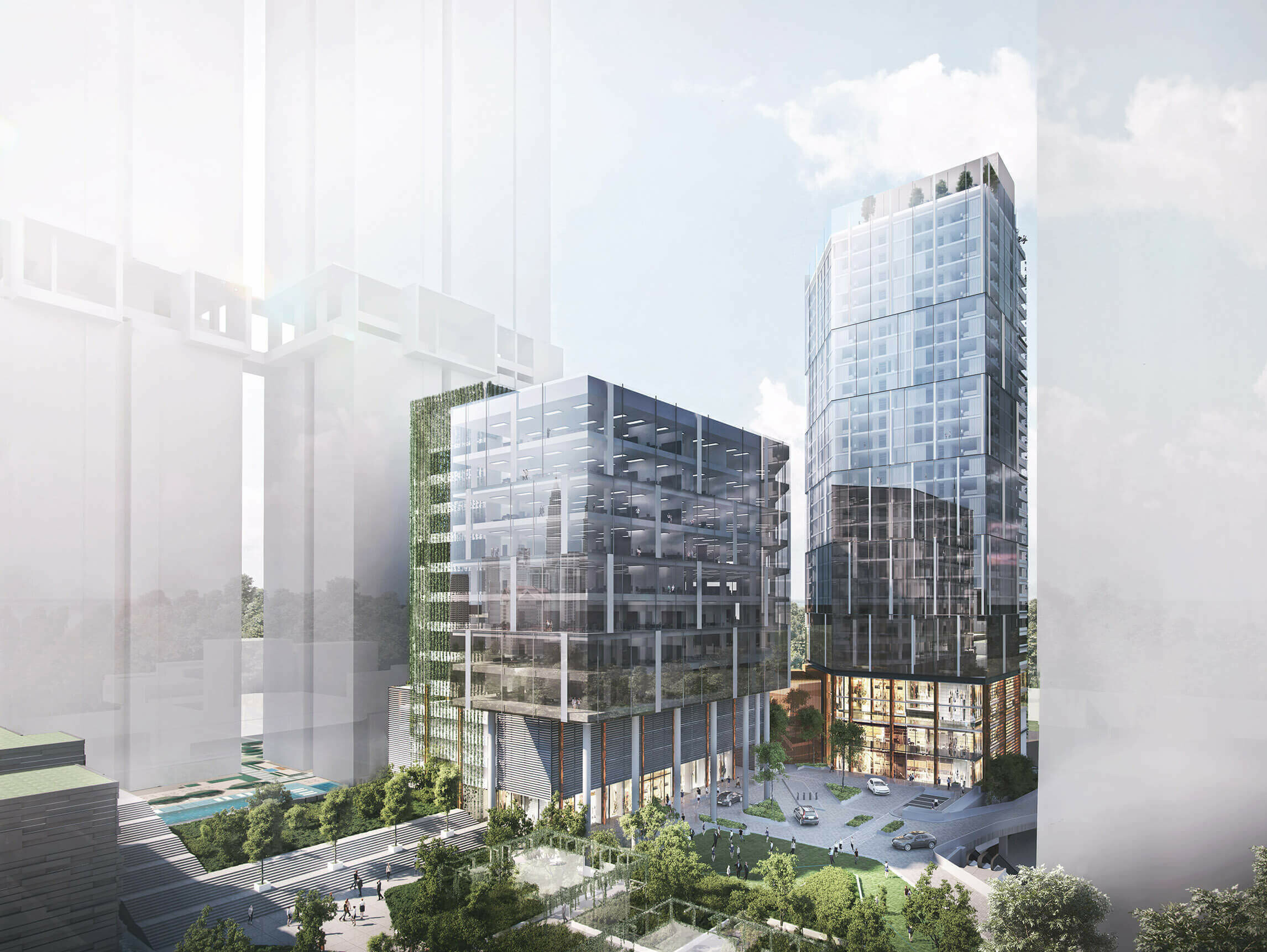 Tun Razak Exchange Master Plan / GRIMSHAW