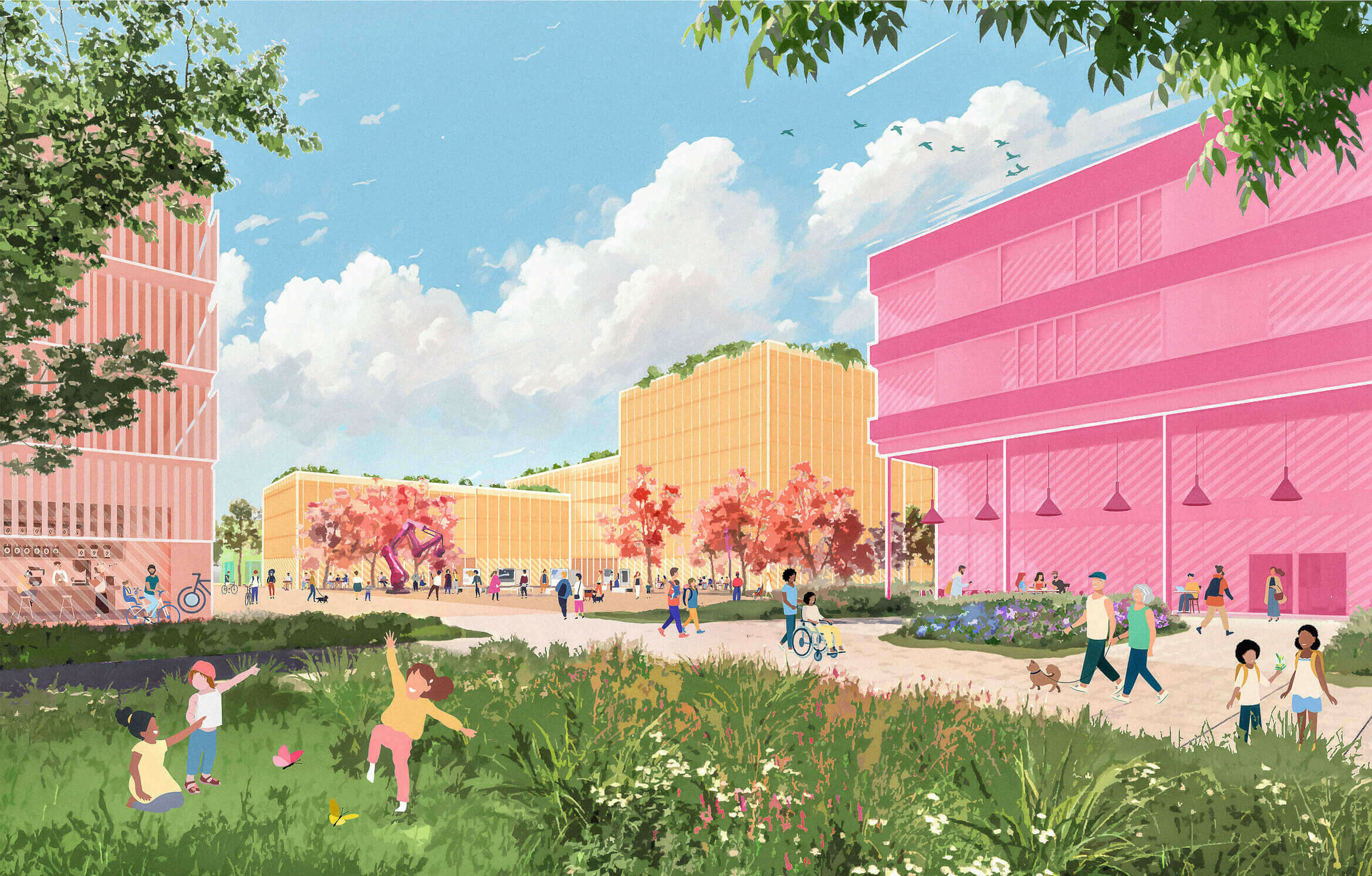 Golden Valley Masterplan / GRIMSHAW