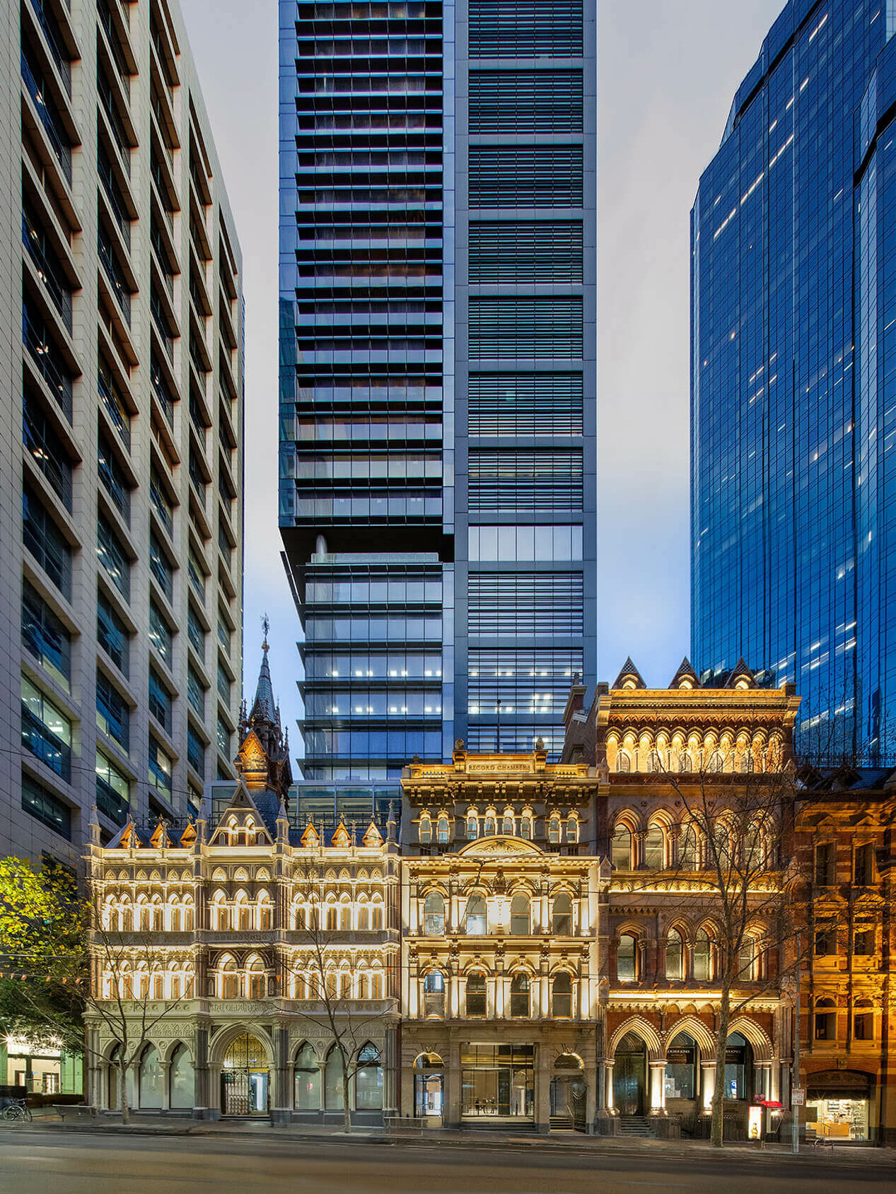 Collins Street’s much-anticipated commercial development, Olderfleet, is complete / GRIMSHAW