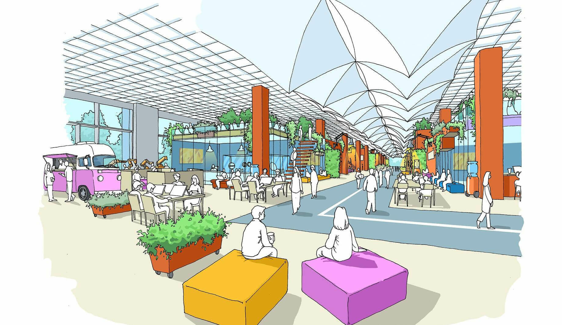 ​Grimshaw appointed to design technology innovation centre at Here East / GRIMSHAW