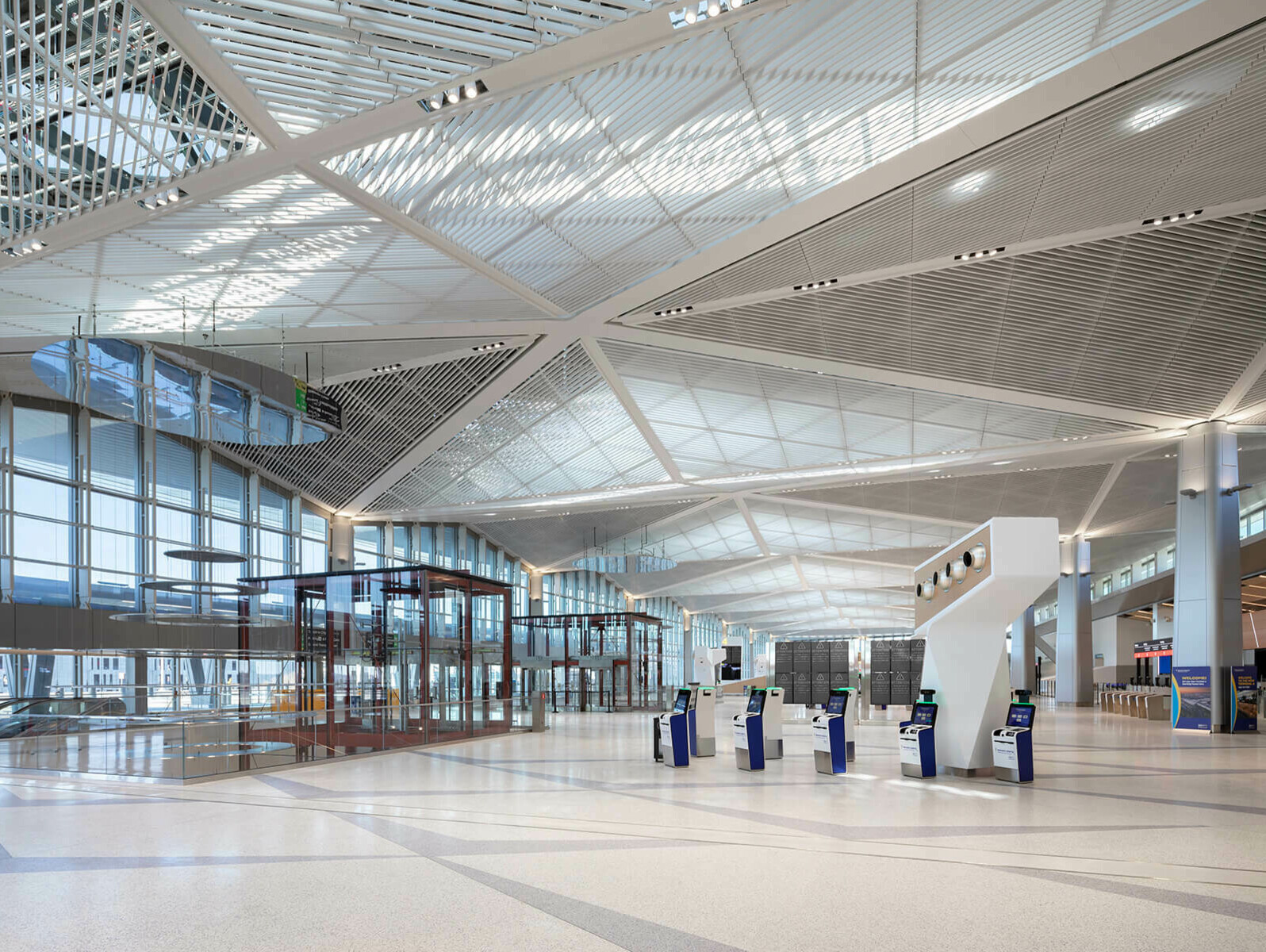 Aéroport Newark Liberty International - Nouveau terminal A / GRIMSHAW