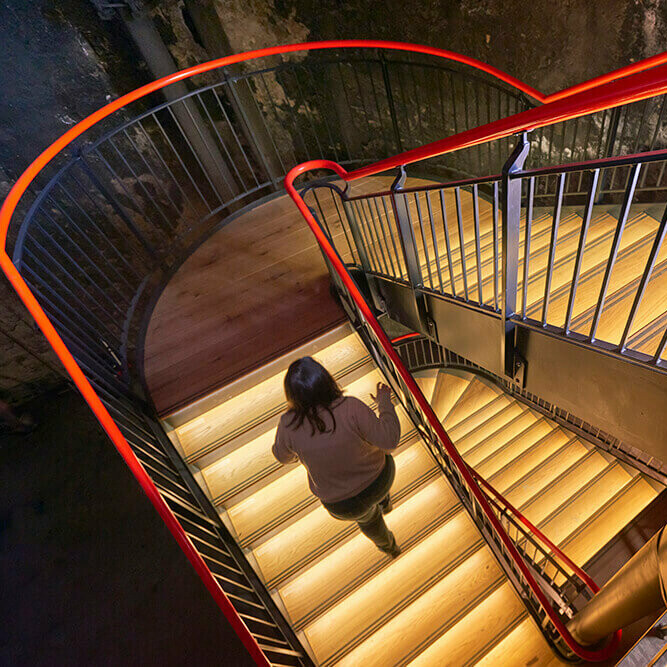 The Brunel Museum Staircase / GRIMSHAW