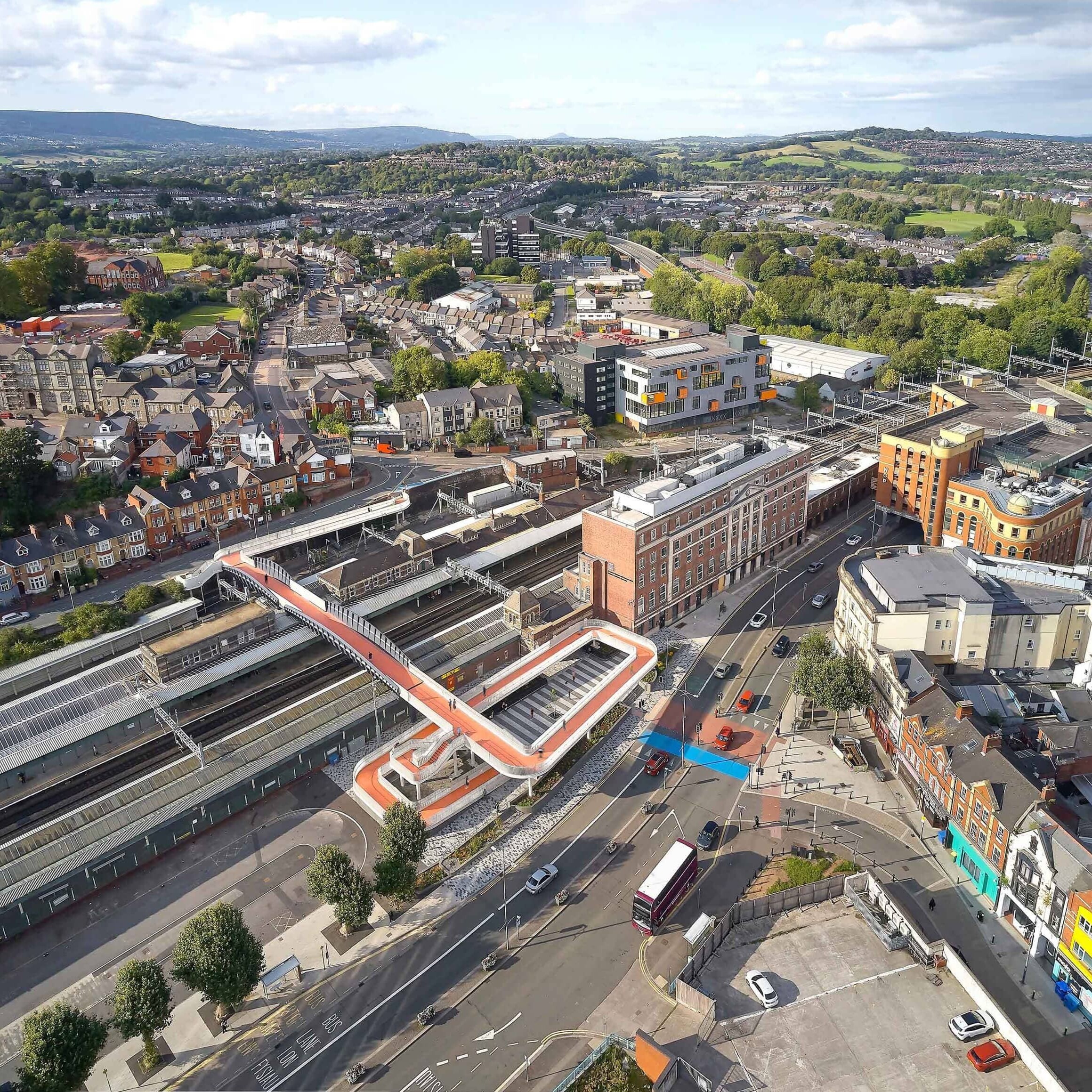 Newport Station Bridge / GRIMSHAW