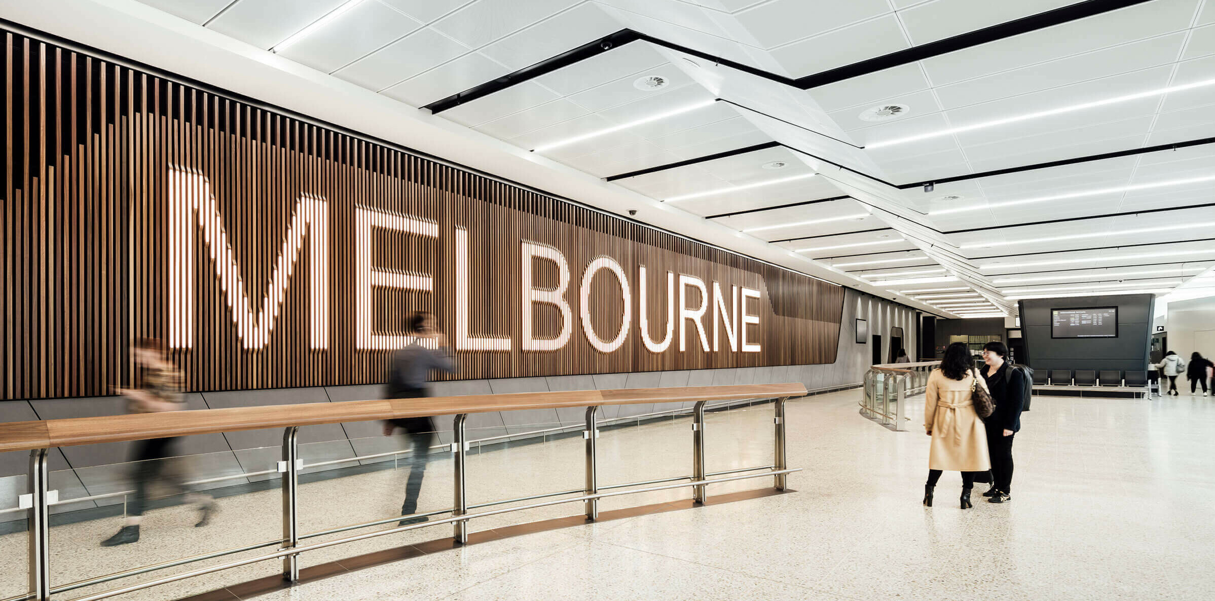 Melbourne Airport T2 Arrivals Hall Redevelopment / GRIMSHAW