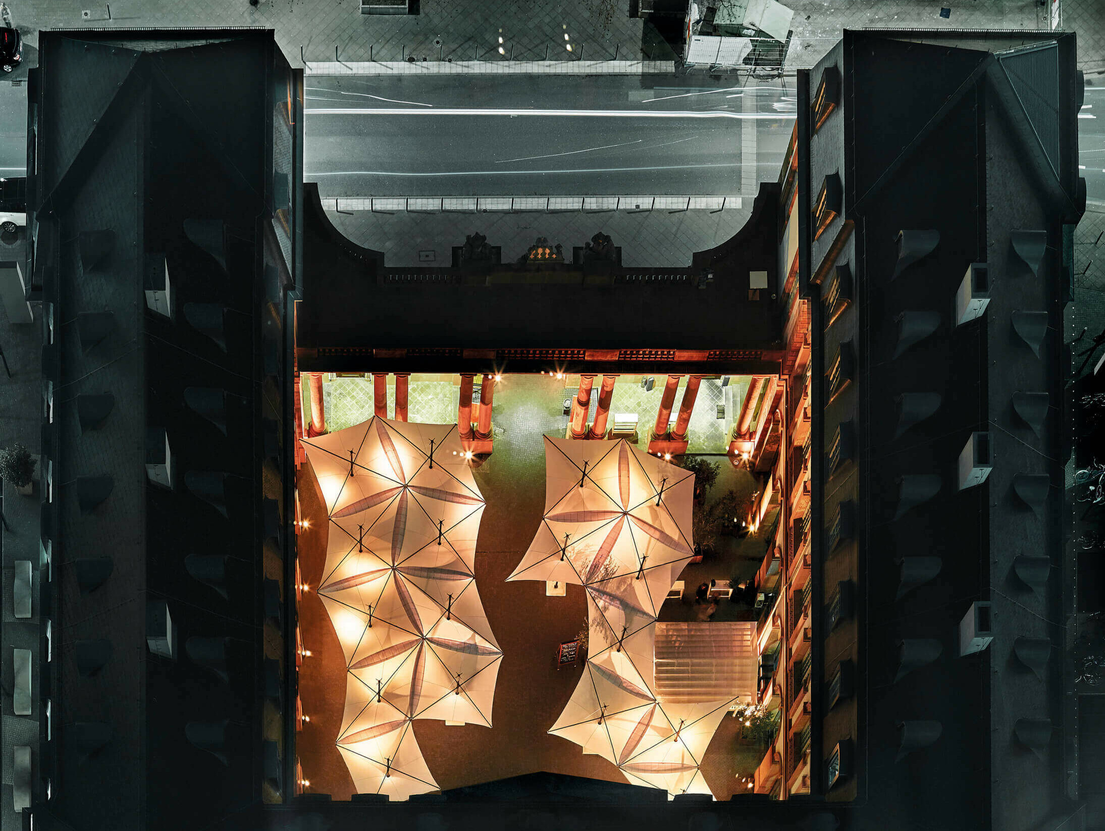 Tensilation Modular Canopy System / GRIMSHAW
