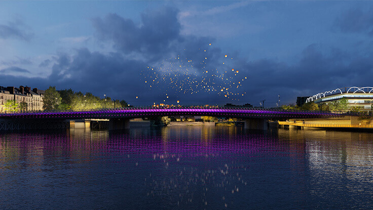 Anne de Bretagne Bridge / GRIMSHAW