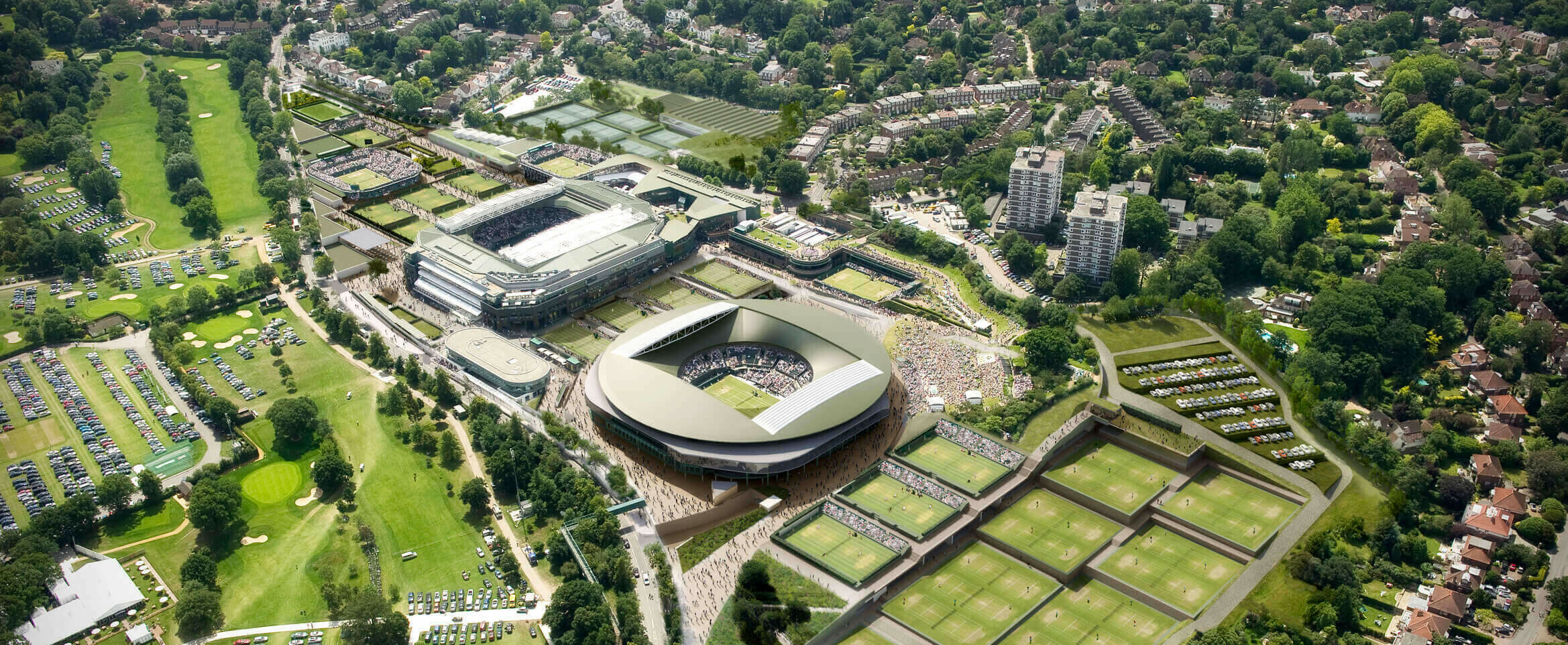 Wimbledon Master Plan / GRIMSHAW