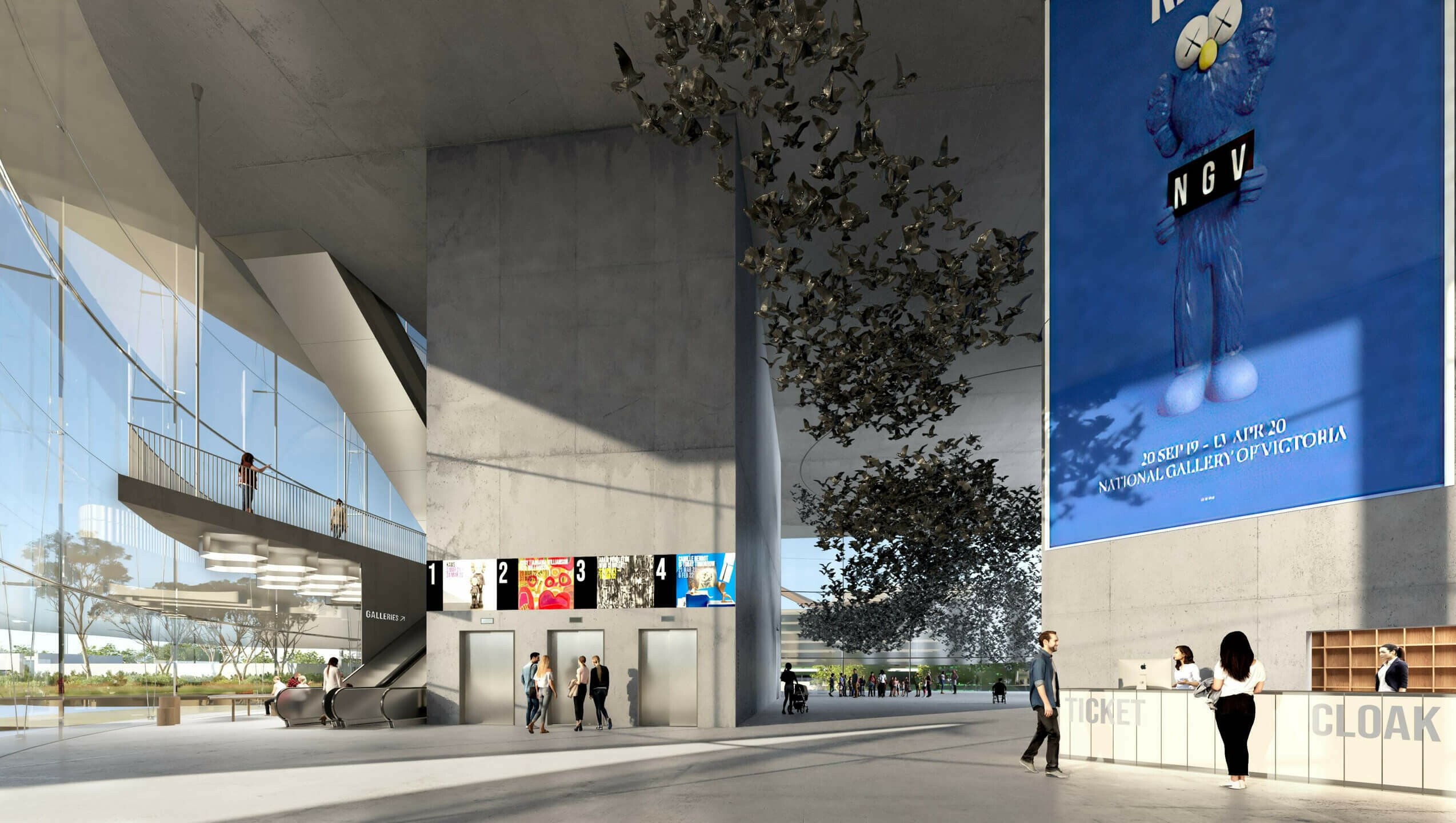 NGV Contemporary Design Competition / GRIMSHAW