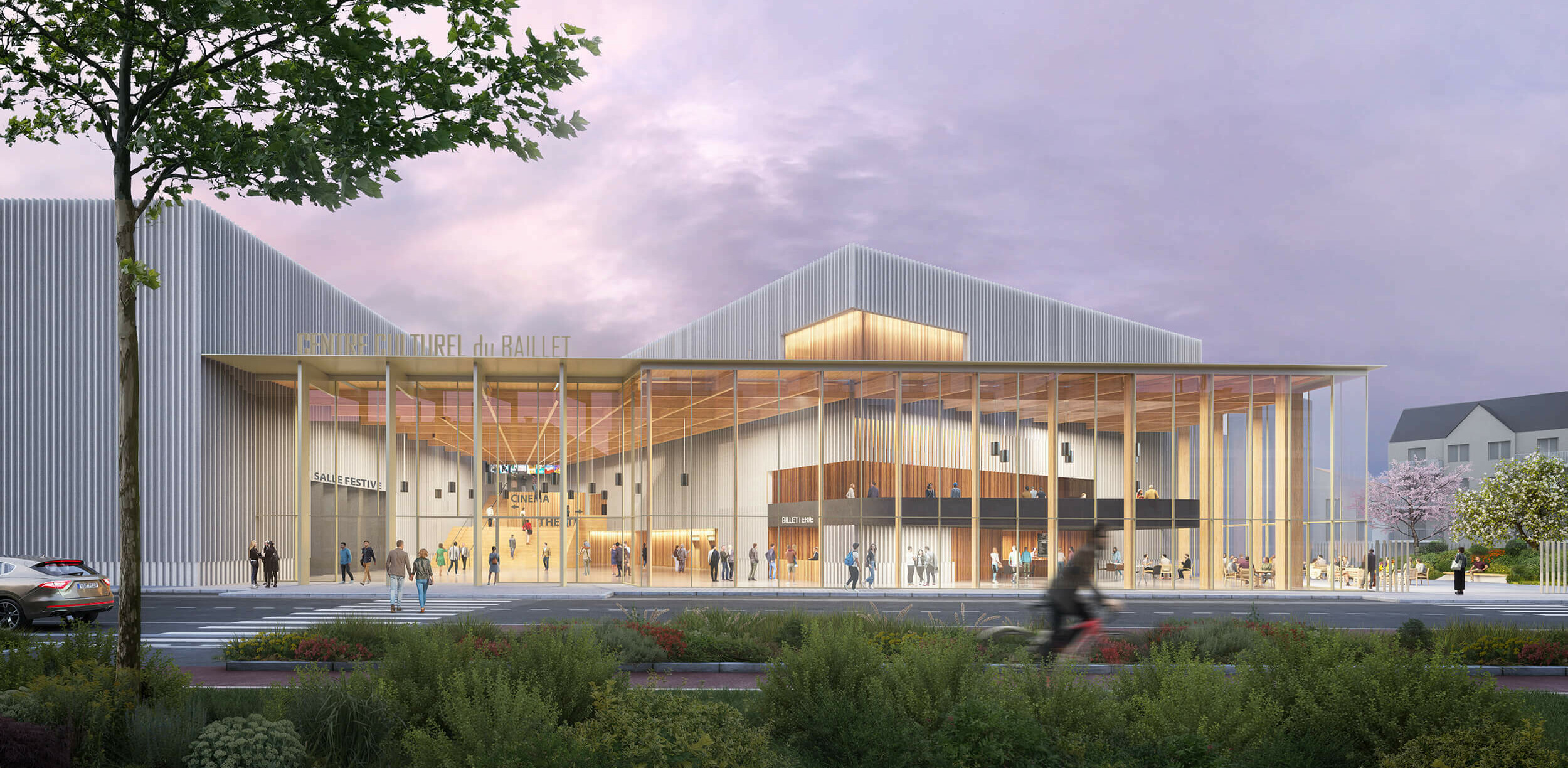 Le Baillet Cultural Centre / GRIMSHAW
